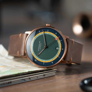 Relógio STERNGLAS Naos Edition Argo Bronze 38 mm S01-NAX48-VI17 Quartzo